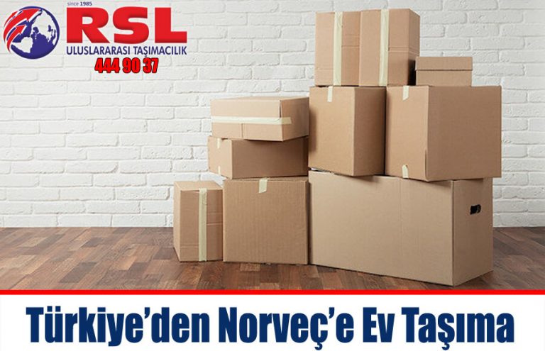 Türkiye�den Norveç�e Ev Taşıma Fiyatları RSL Uluslararası Nakliyat