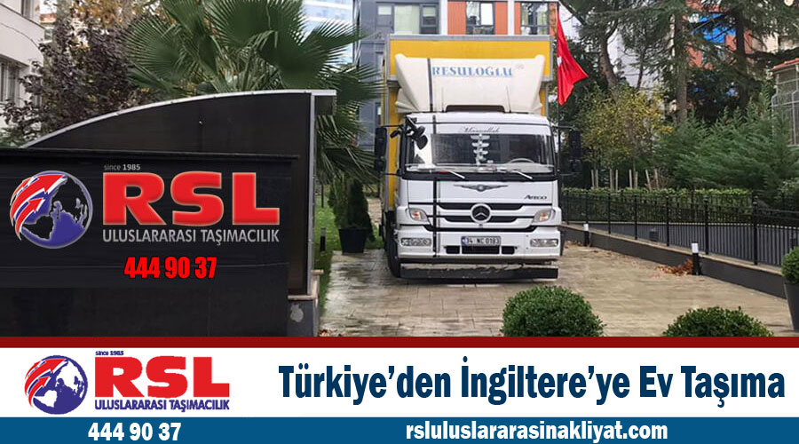 Türkiyeden İngiltereye ev taşıma Türkiye İngiltere nakliyat firması
