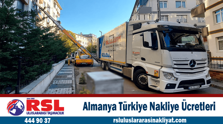 Almanya Türkiye nakliye ücretleri Almanya'dan Türkiye'ye ev taşıma fiyatları